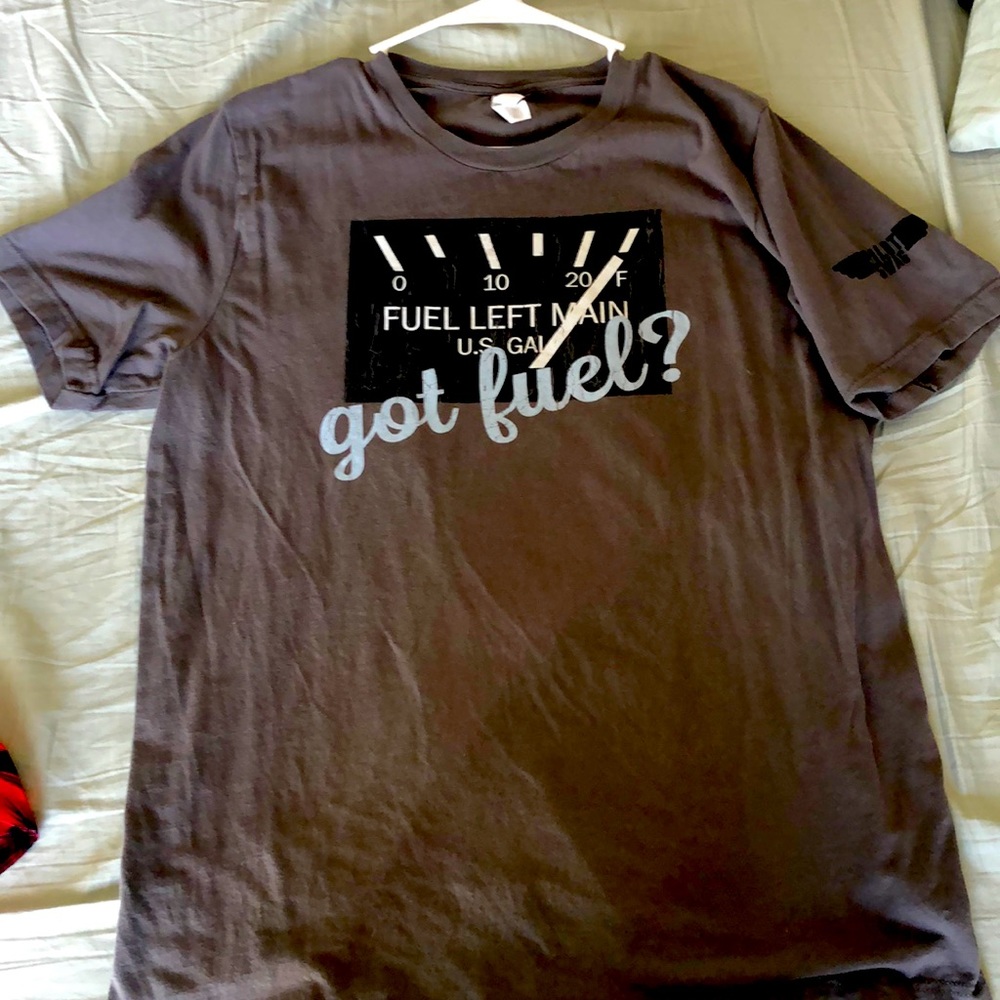 Gray short sleeve pilot swag